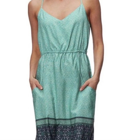 Patagonia womens midi lightweight recerback turquoise blue dress xsmall - Picture 3 of 10